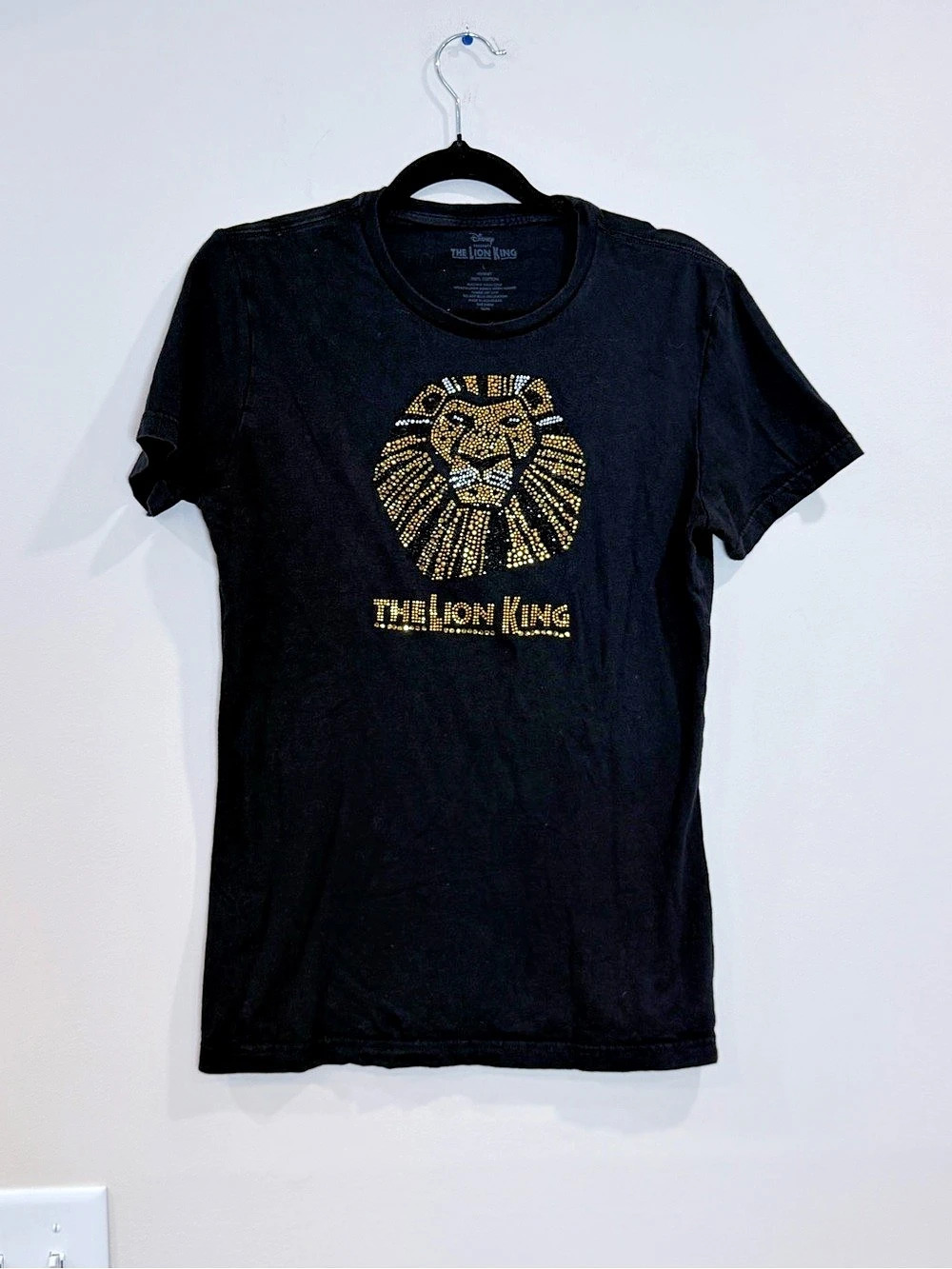 🔥Disney The Lion King Broadway Musical Rhinestud T-Shirt Size L EC🔥